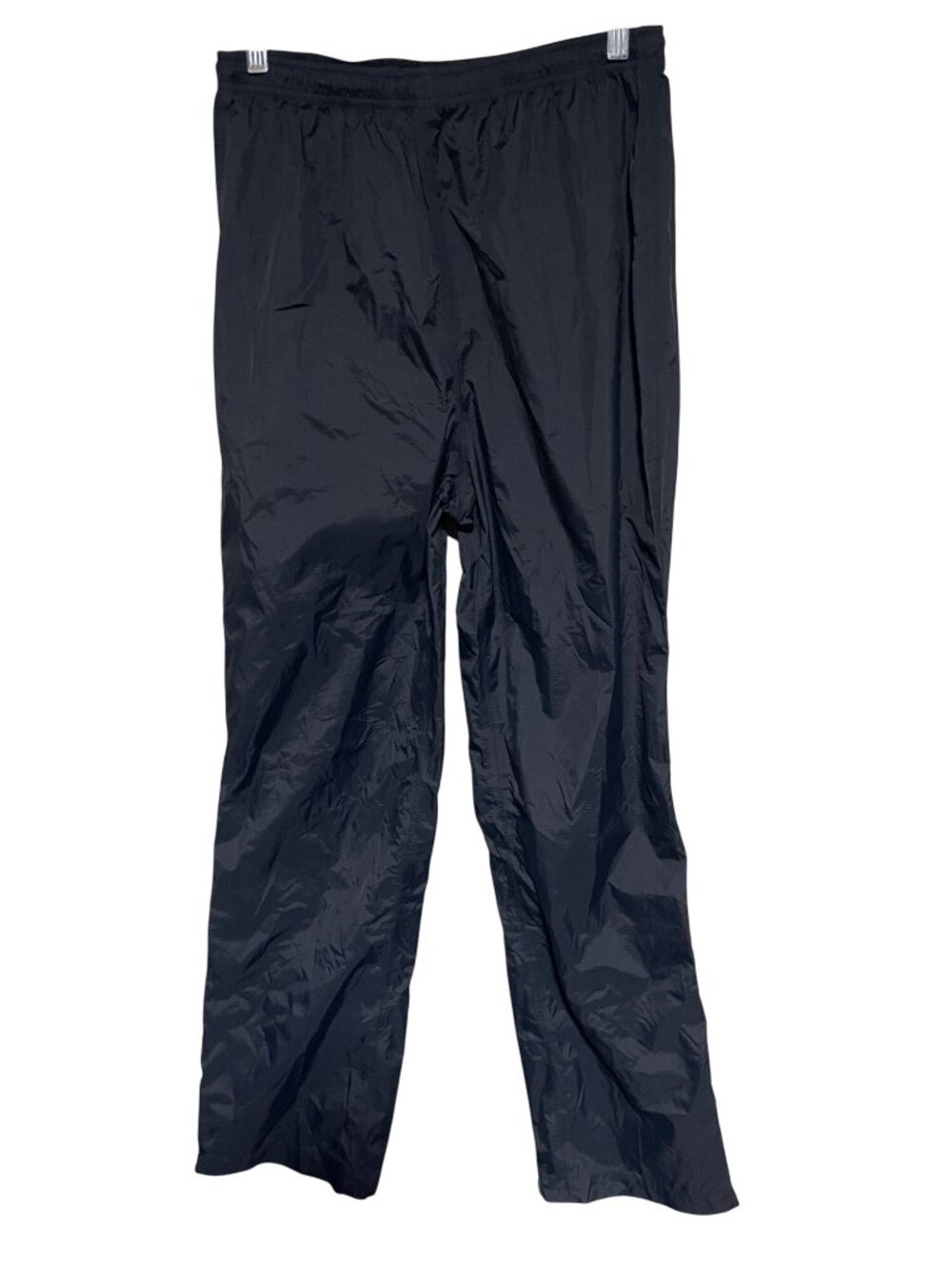 L.L. Bean Waterproof Nylon Pants Womens M Black Outdoor Hiking Camping Gorpcore